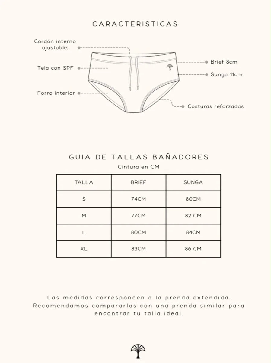 Guía de tallas TALAII